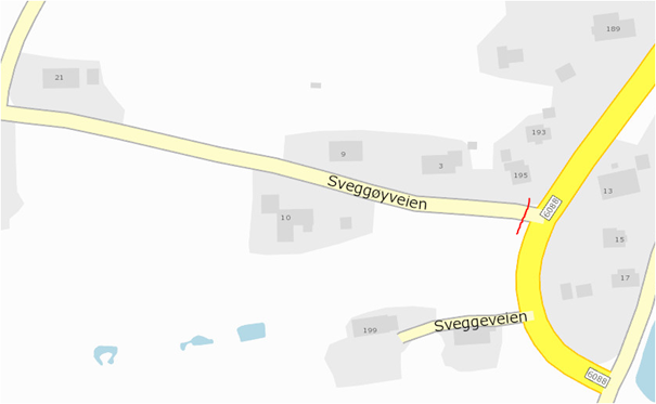 Sveggøyveien - stengt 7. oktober 2022 - 0900- 1400 - Klikk for stort bilde